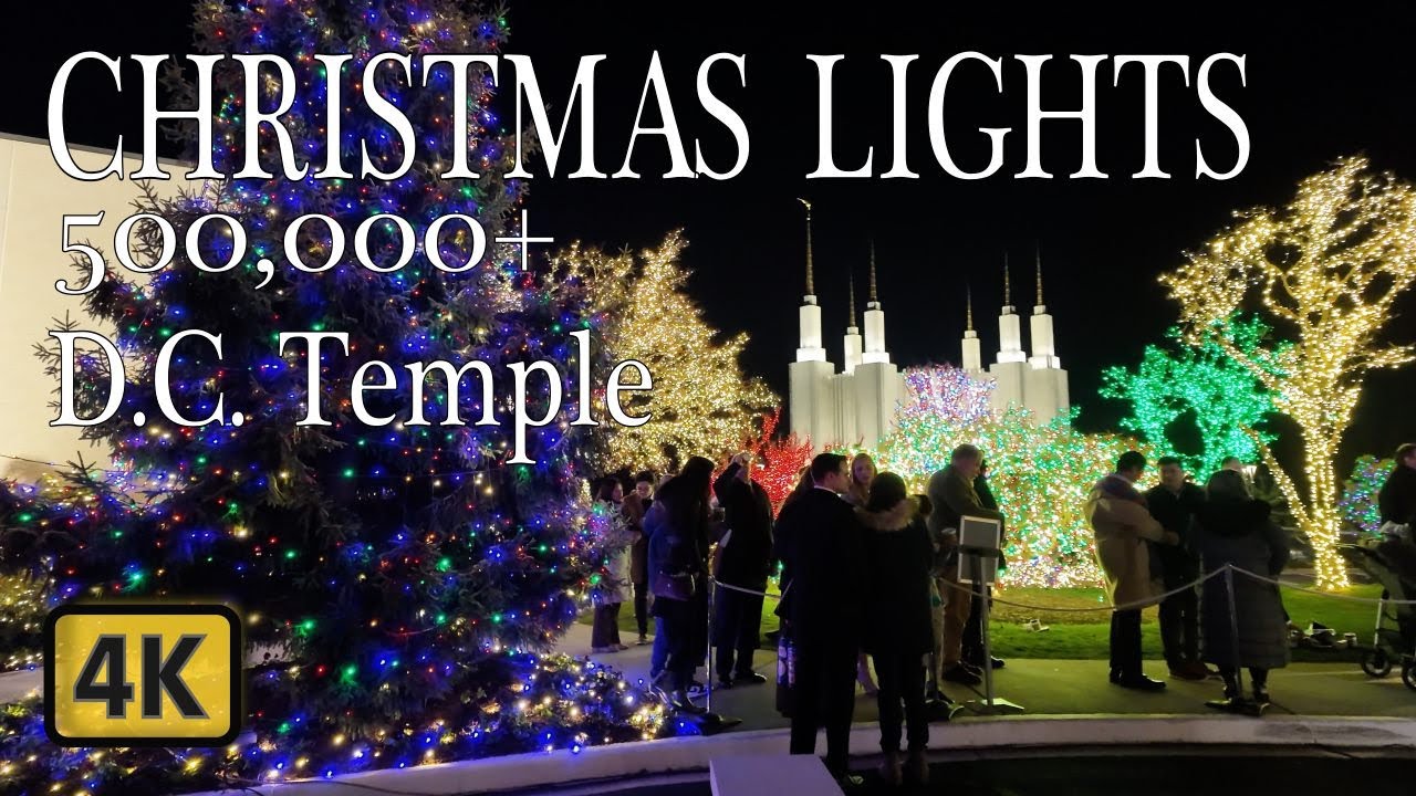 🇺🇸 BEST Christmas Festival of Lights 2025 | Washington DC Temple🎄✨