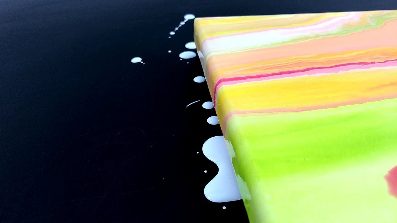 Акриловая заливка - Техника Открытого Кубка - Пастель