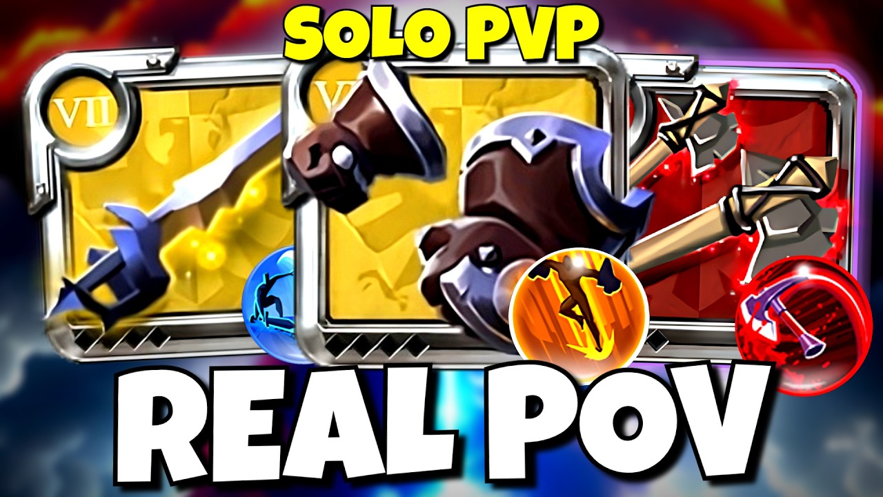 REAL POV of a SOLO PLAYER in OPEN WORLD 15 | ALBION ONLINE PVP