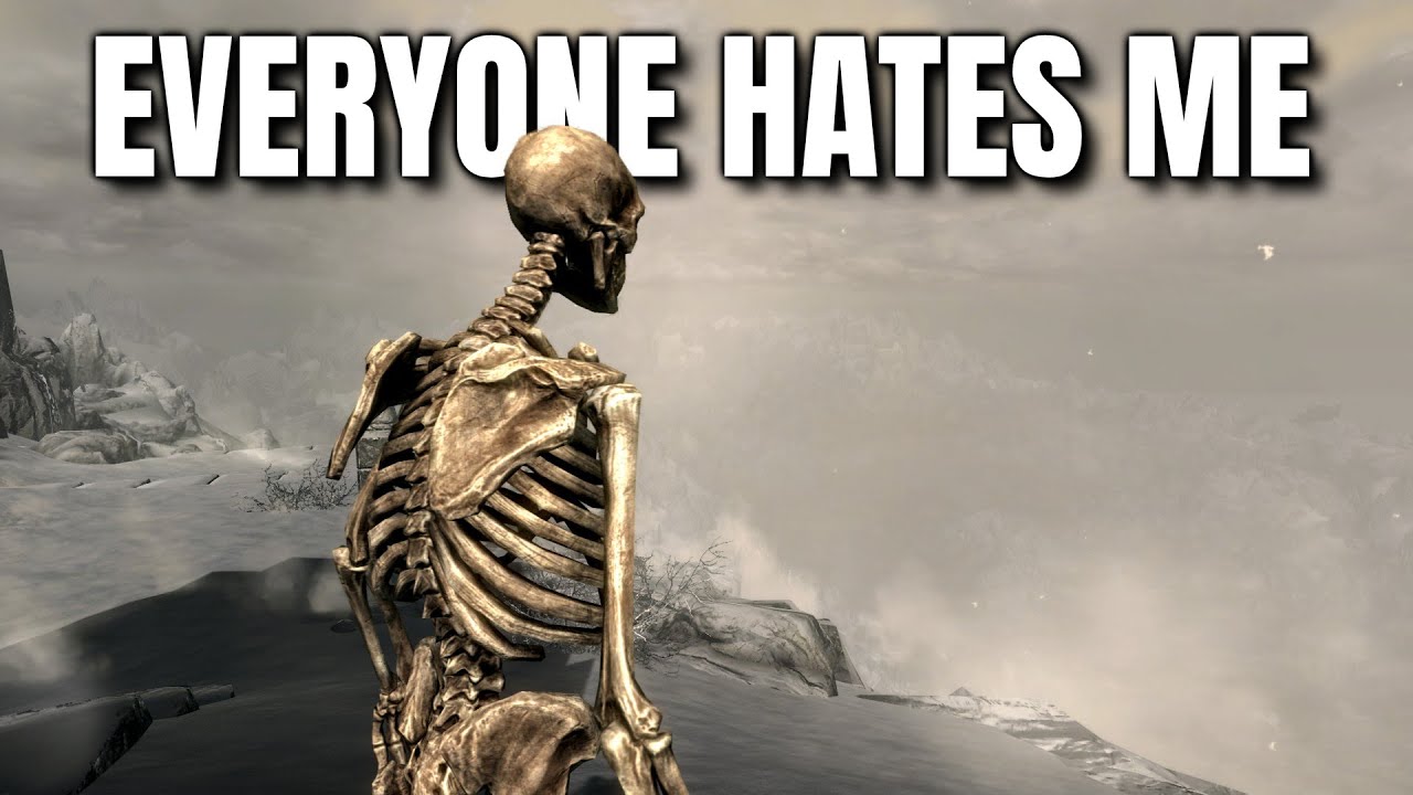 Surviving Skyrim as a Skeleton