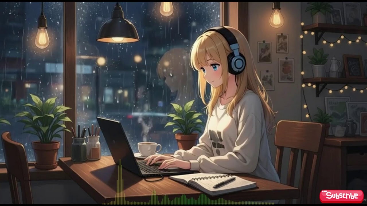 Cozy Cafe Lofi ☕ Study Beats for Focused Nights (24/7 Live)