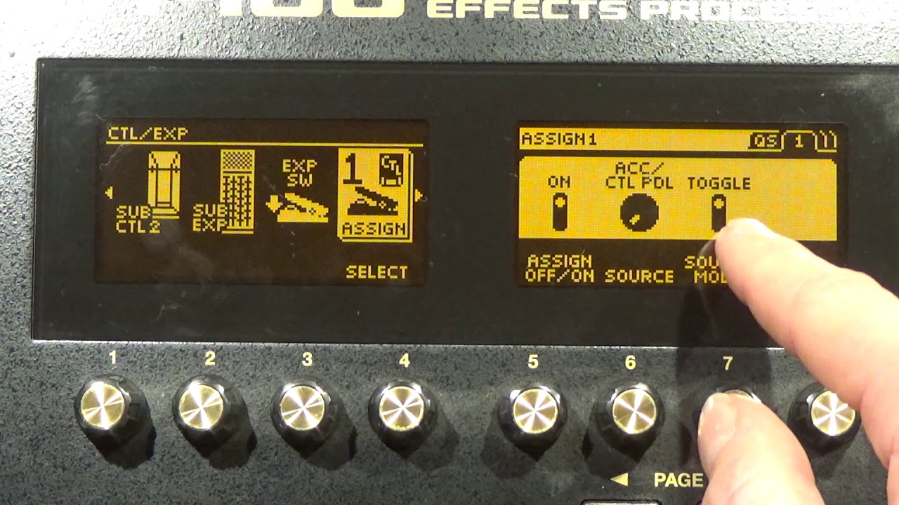 Boss GT-100 Tutorial - Wah Activation Assign