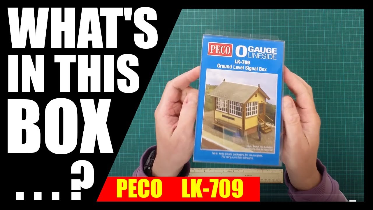 714 - Peco LK-709 Ground Level Signal Box in O Gauge