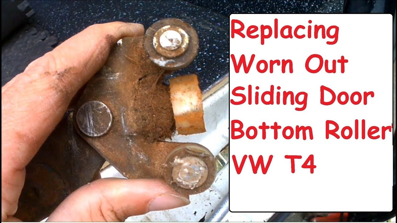 Replacing Sliding Door Bottom Roller VW T4 Van Door Roller Replacement