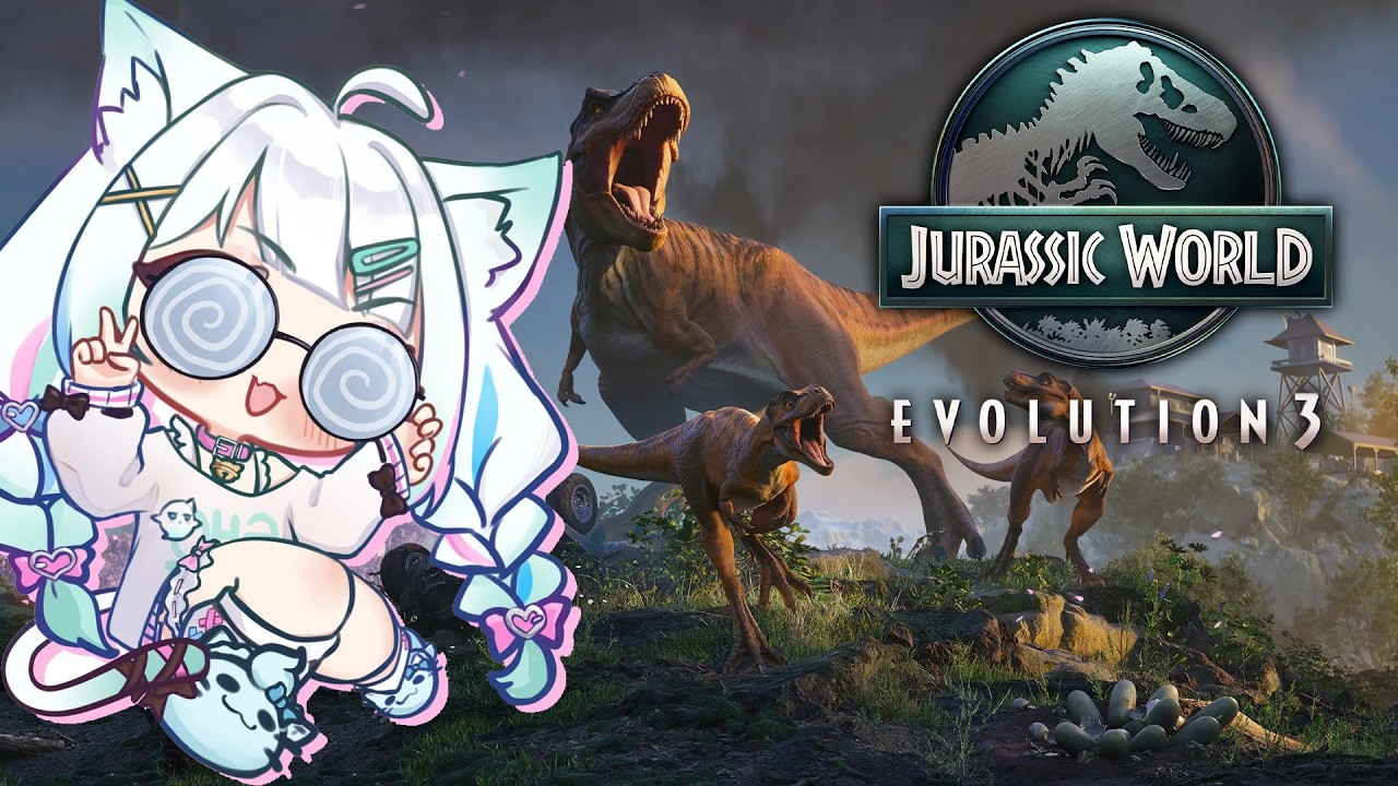 【JURASSIC WORLD EVOLUTION】only dino chaos in my land!!!【Maid Mint Fantôme】