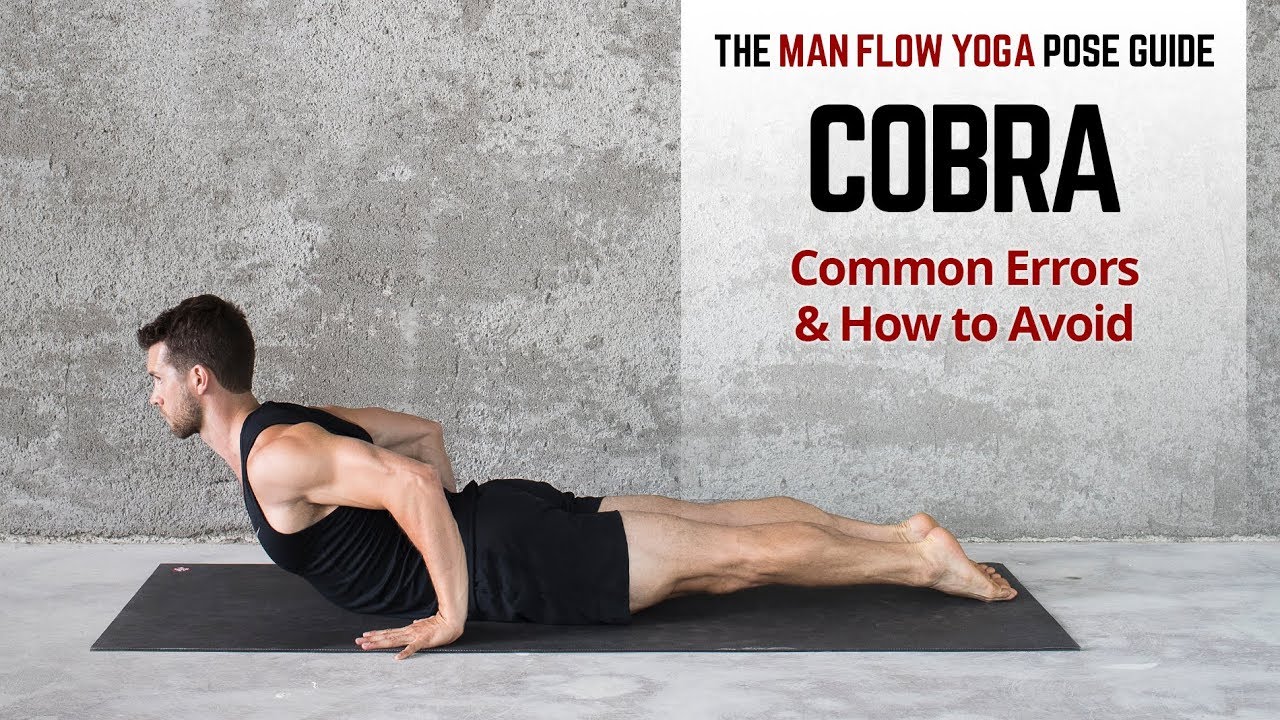 Cobra Video Pose Guide for Beginners -  Common Errors in Cobra Pose (& How to Avoid)