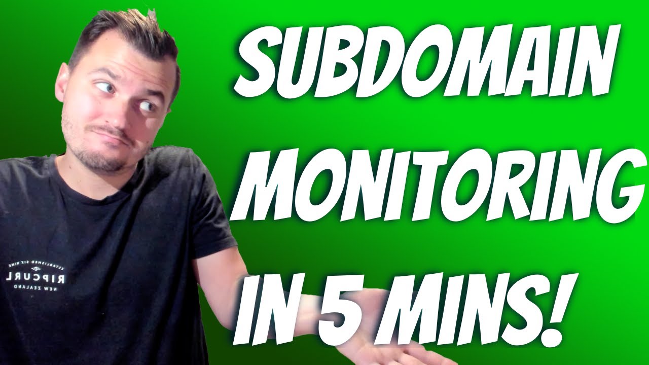 5 Minutes to Build a Basic Monitoring and Alerting System for New Subdomains
