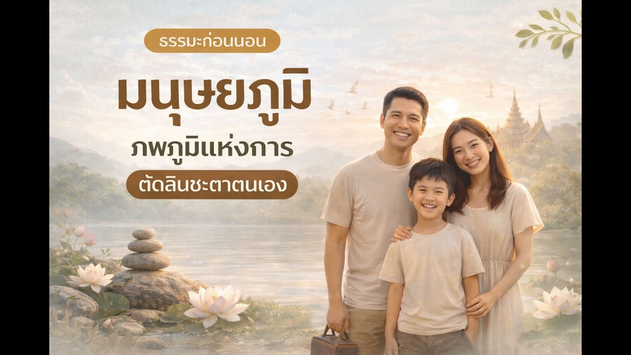 ธรรมะก่อนนอน มนุษยภูมิ ภพภูมิแห่งการ ตัดสินชะตาตนเอง