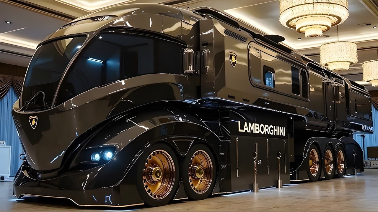 Автодом Lamborghini 2027 года – роскошный супер-автодом мощностью 900 л.с. | Полный обзор экстерь...