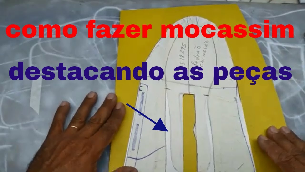 como fazer um mocassim