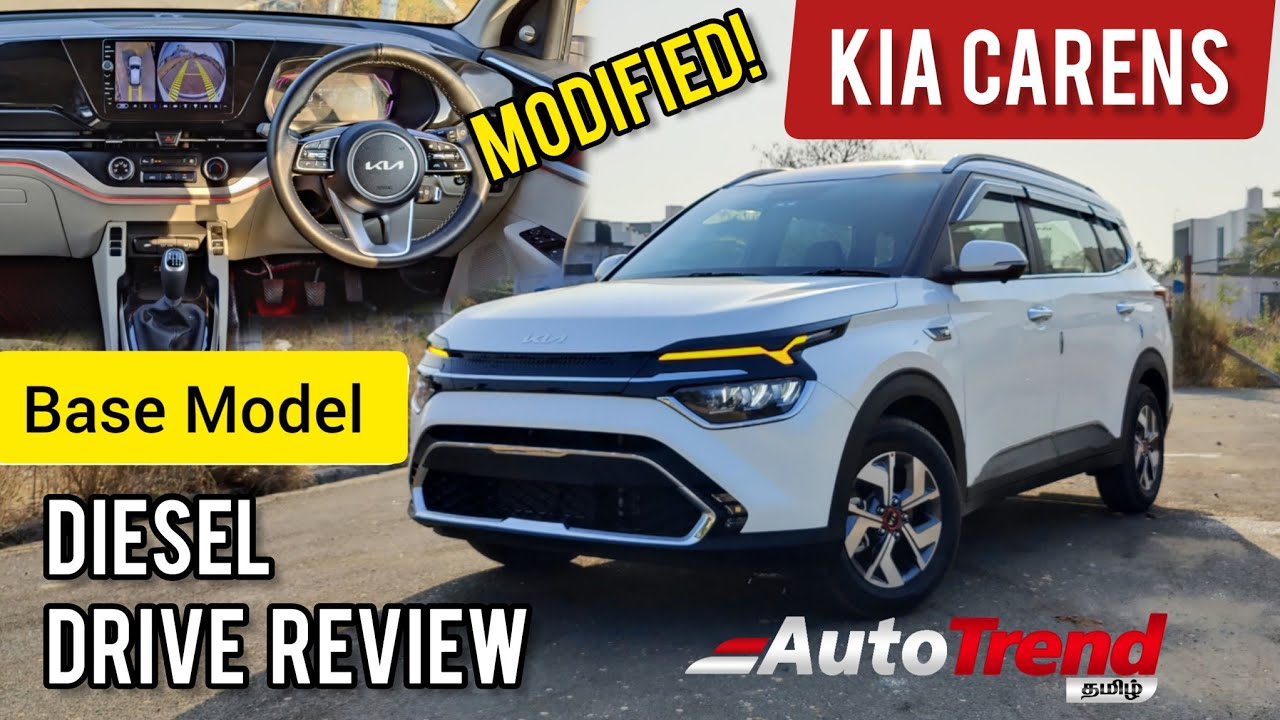 Kia Carens Base to Top Converted ❤️ Diesel Manual Drive Review 🔥 #AutoTrendTamil