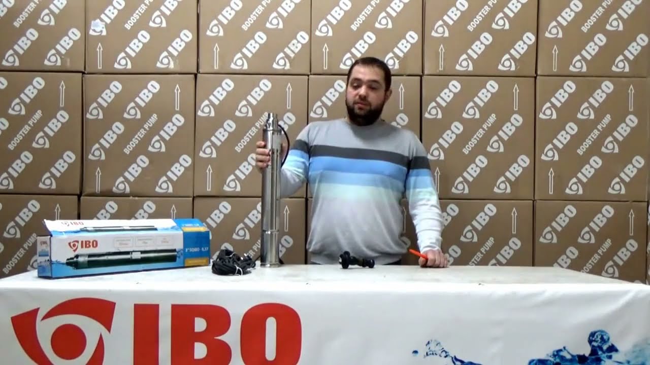 Скважинные насосы IBO SQIBO 0 37  0 55  0 75