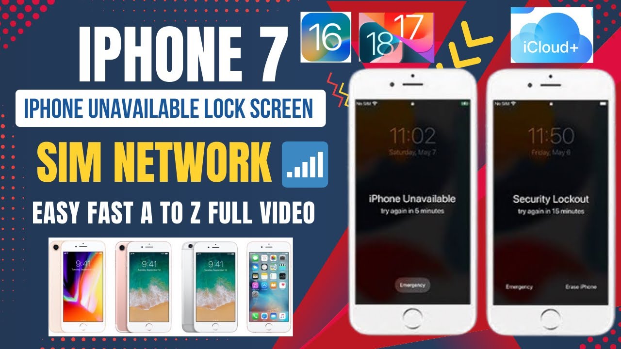 IPHONE 7 BYPASS TUTORIAL Without SIGNAL VIA UNLOCK TOOL
