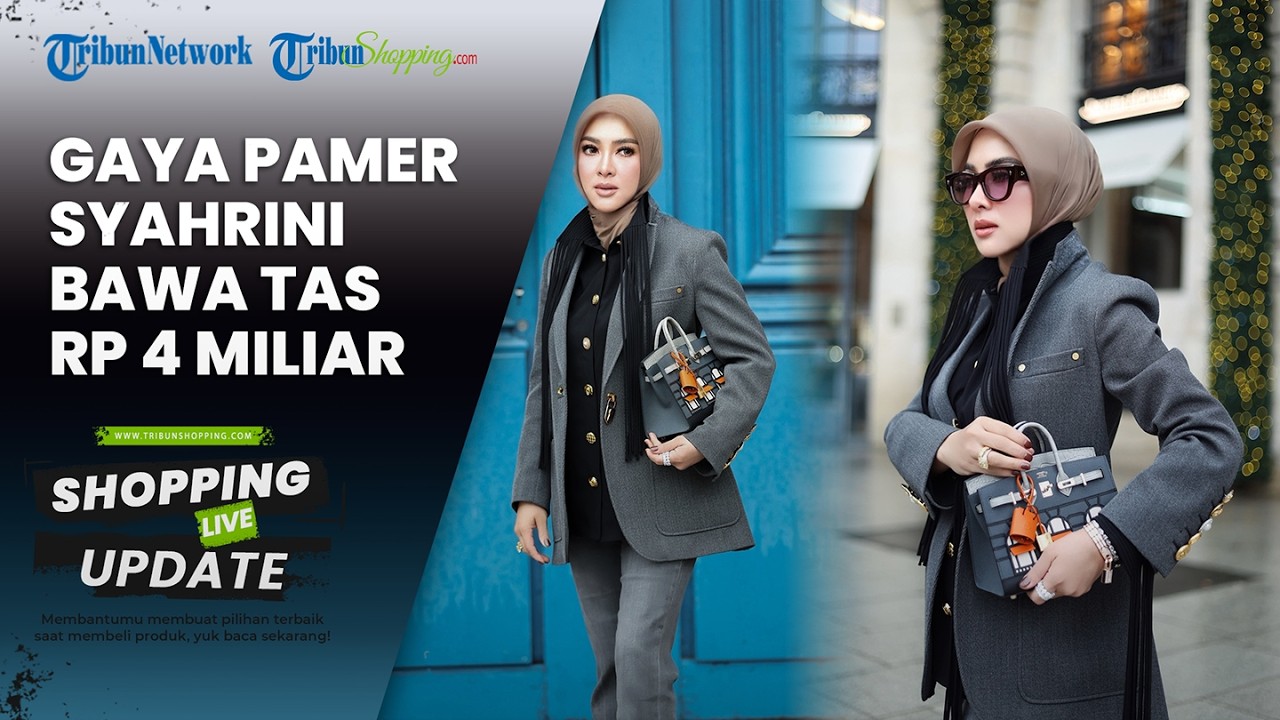 Bawa Tas Seharga Rumah Rp 4 Miliar, Gaya Glamor Syahrini saat Liburan di Paris Curi Perhatian