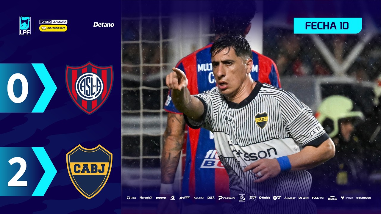 SAN LORENZO 0 - 2 BOCA | Resumen del partido | #TorneoMercadoLibre Clausura 2026 🏆