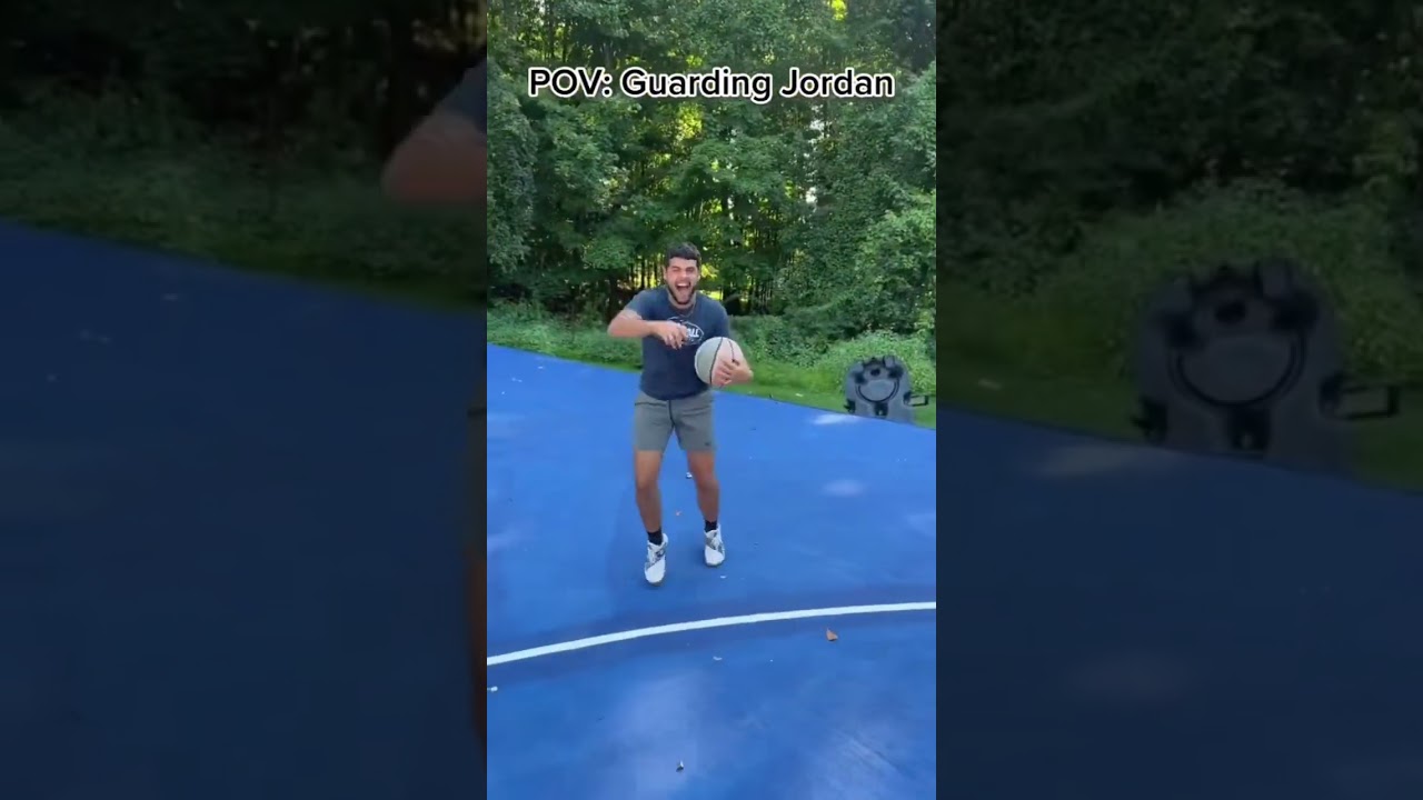 POV: Guarding Jordan #fypシ゚viral #basketball #nba #michaeljordan