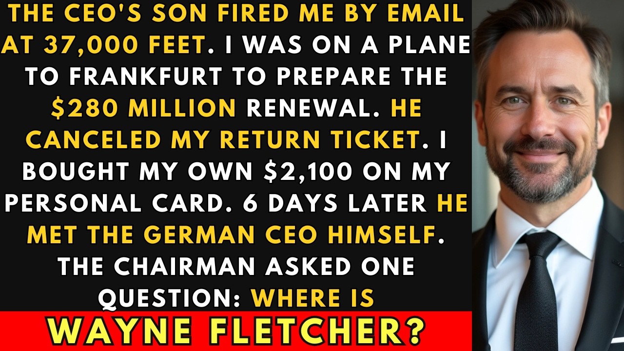 CEO's Son Fired The Only Man The German CEO Would Meet — Meeting Lasted 12 Minutes