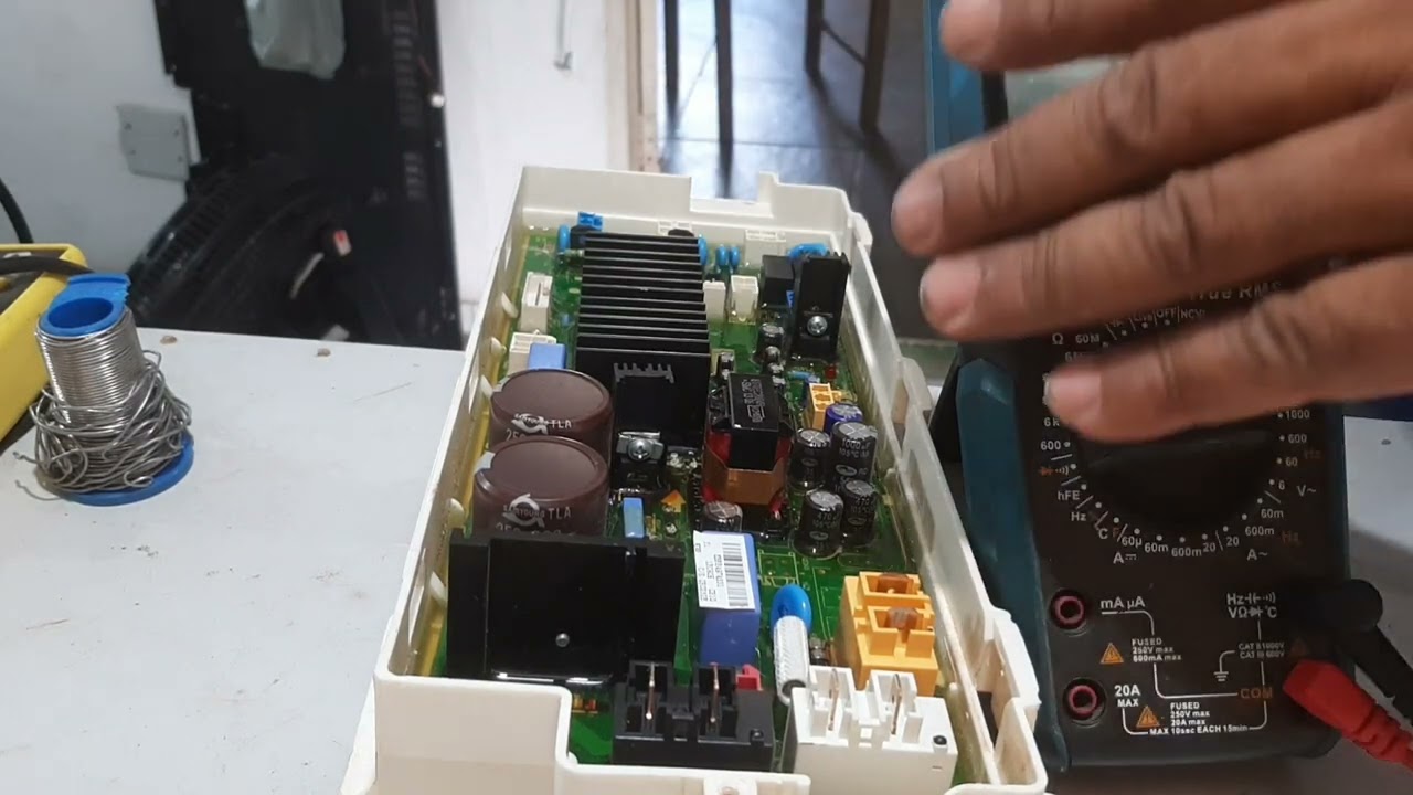 Reparo de placa lava e seca lg, passo a passo, com trocar o top, o novo veio com defeito.