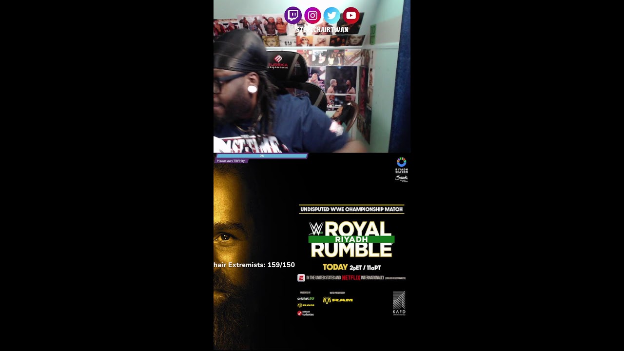 WWE ROYAL RUMBLE WATCH STREAM!! AJ STYLES!!!