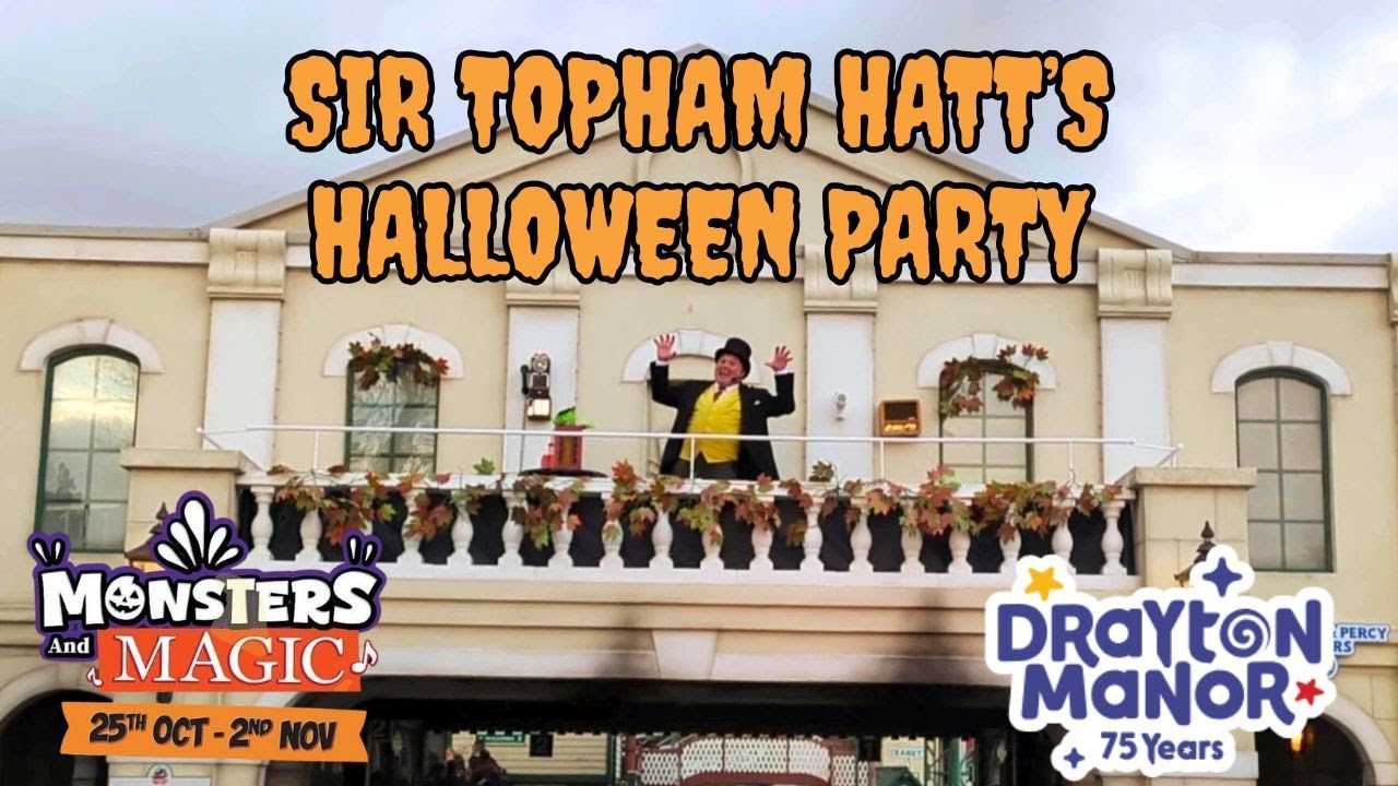 Хэллоуинская вечеринка сэра Топхэма Хэтта в парке развлечений Thomas Land Monsters and Magic 2025...