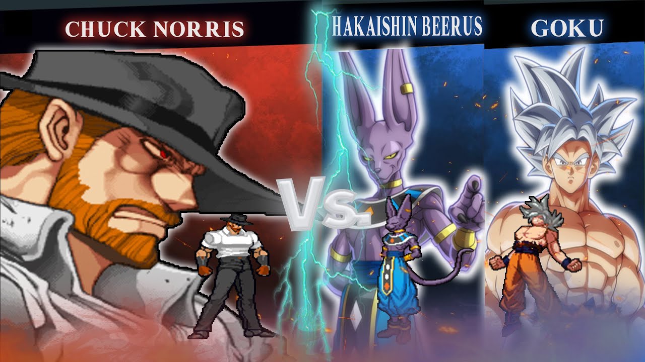 [MUGEN] Chuck Norris (me) vs Hakaishin Beerus & Goku