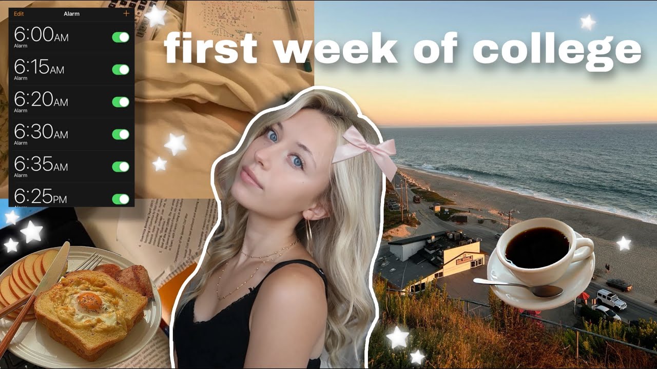 Ballad of a College Girl // first week of classes vlog 📓🎀🖋️🧸📚🔖👩🏼‍🎓