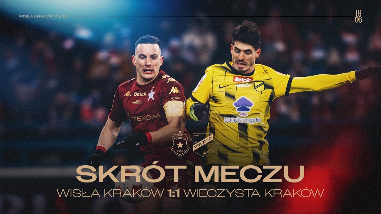 Wisła Kraków - Wieczysta Kraków 1:1