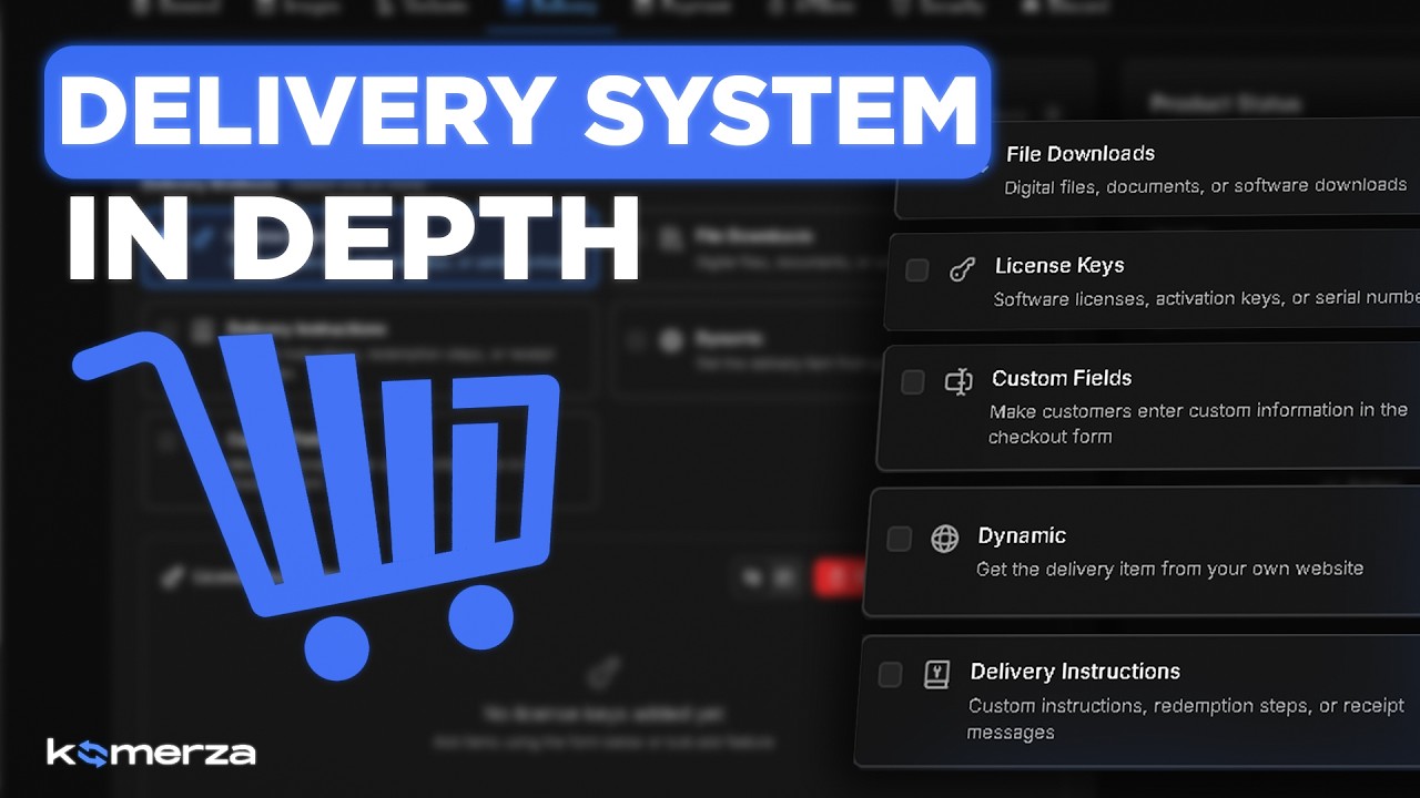Komerza Delivery System In-depth | Komerza Tutorial
