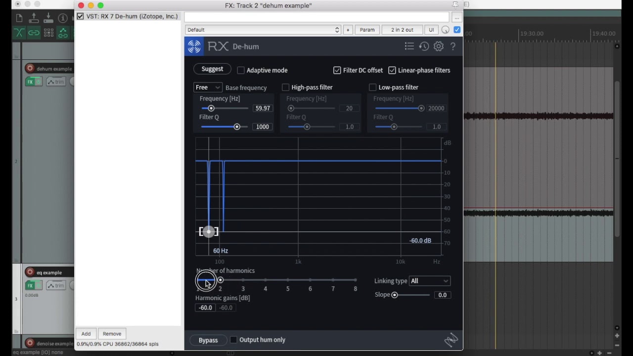 Using RX7 de hum to remove hum #NAISA #HowTo #DIY #Tutorial