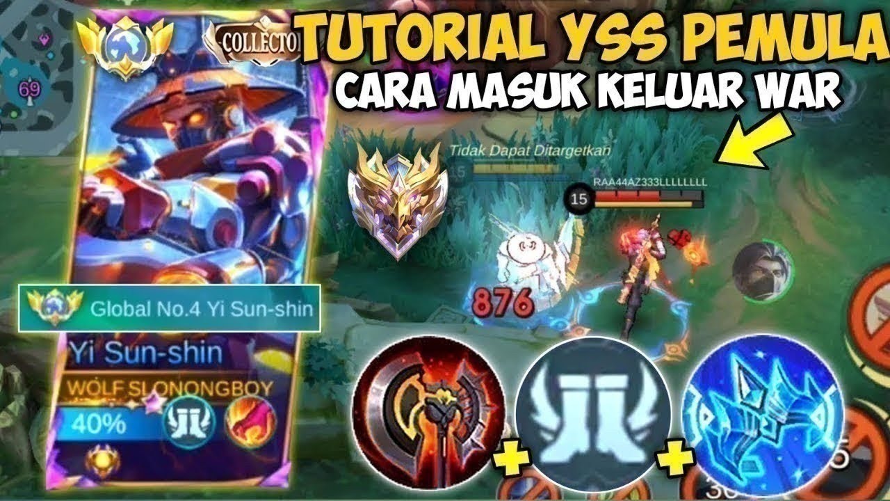 NEW SKIN COLLECTOR YSS!! TUTORIAL WINSTREAK TOP GLOBAL YSS SOLO RANK GAMEPLAY, BUILD PATCH TERBARU!!