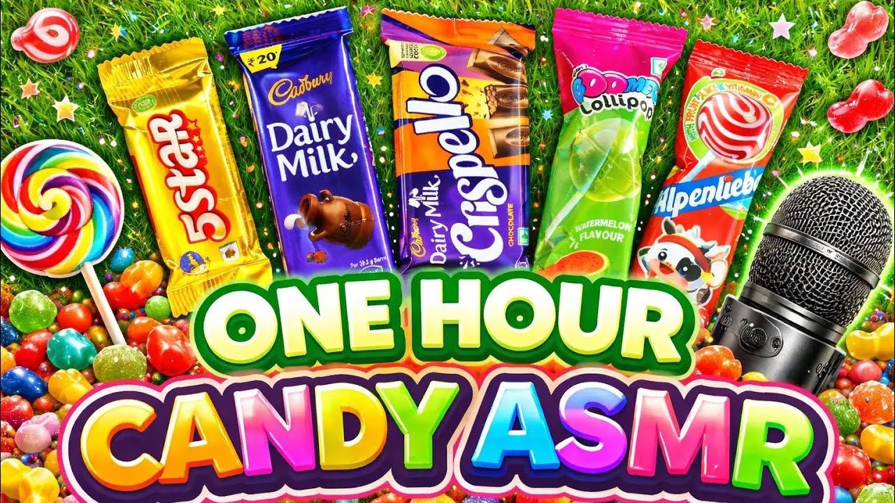 &ldquo;1 Hour NON-STOP Candy ASMR 🍬🔊 Most Powerful Satisfaction Sounds&rdquo;