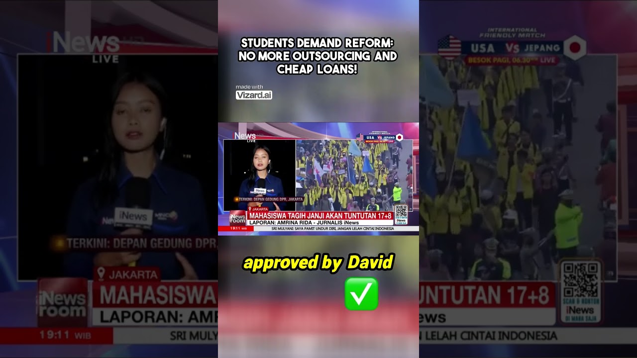 Students Demand Reform  No More Outsourcing and Cheap Loans!