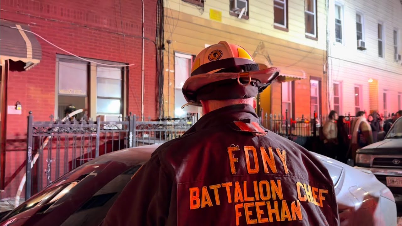 FDNY Brooklyn 10-75 Box 0738 Fire Rear of a 3 Story Attached MD 