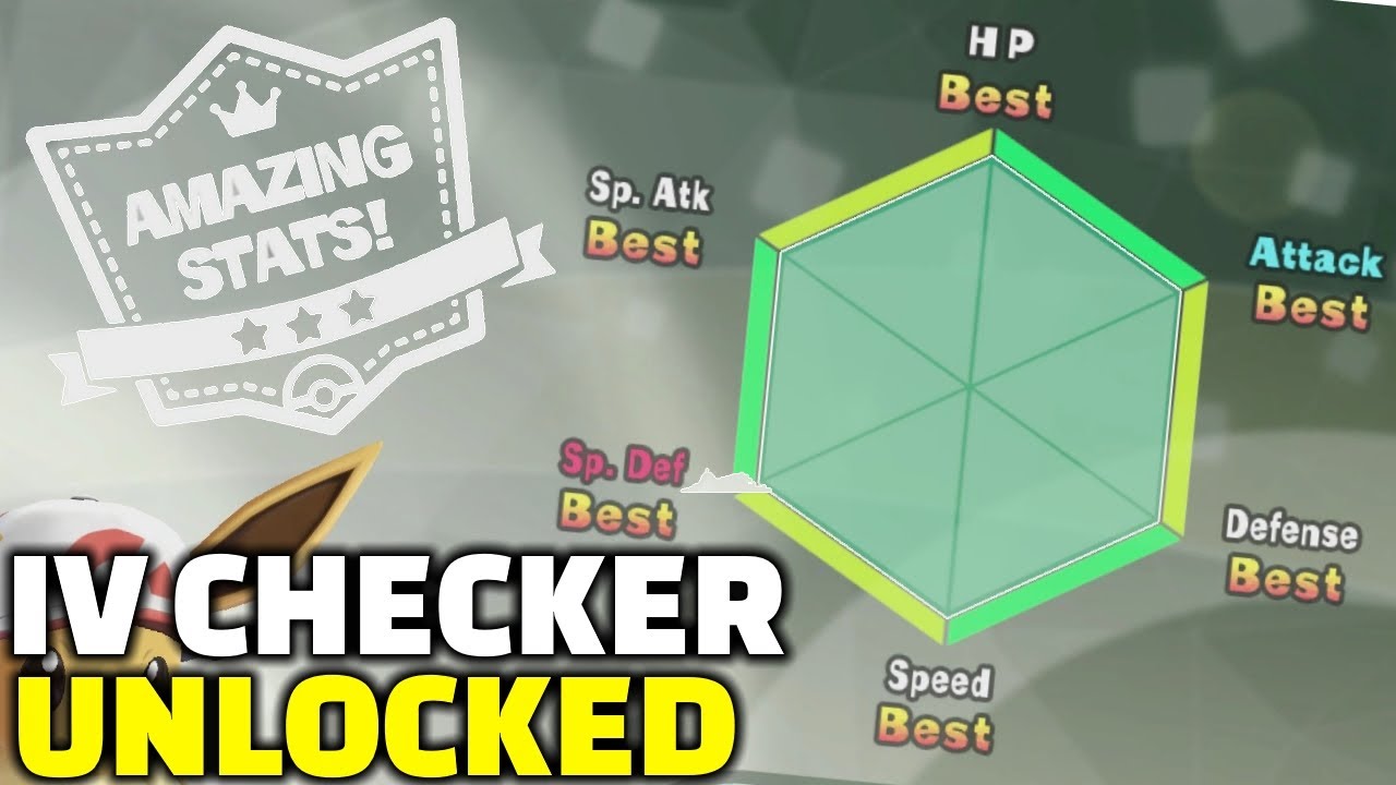 How To Unlock IV Checker (How To Check IV's) | Pokemon Let's Go Eeevee And Let's Go Pikachu