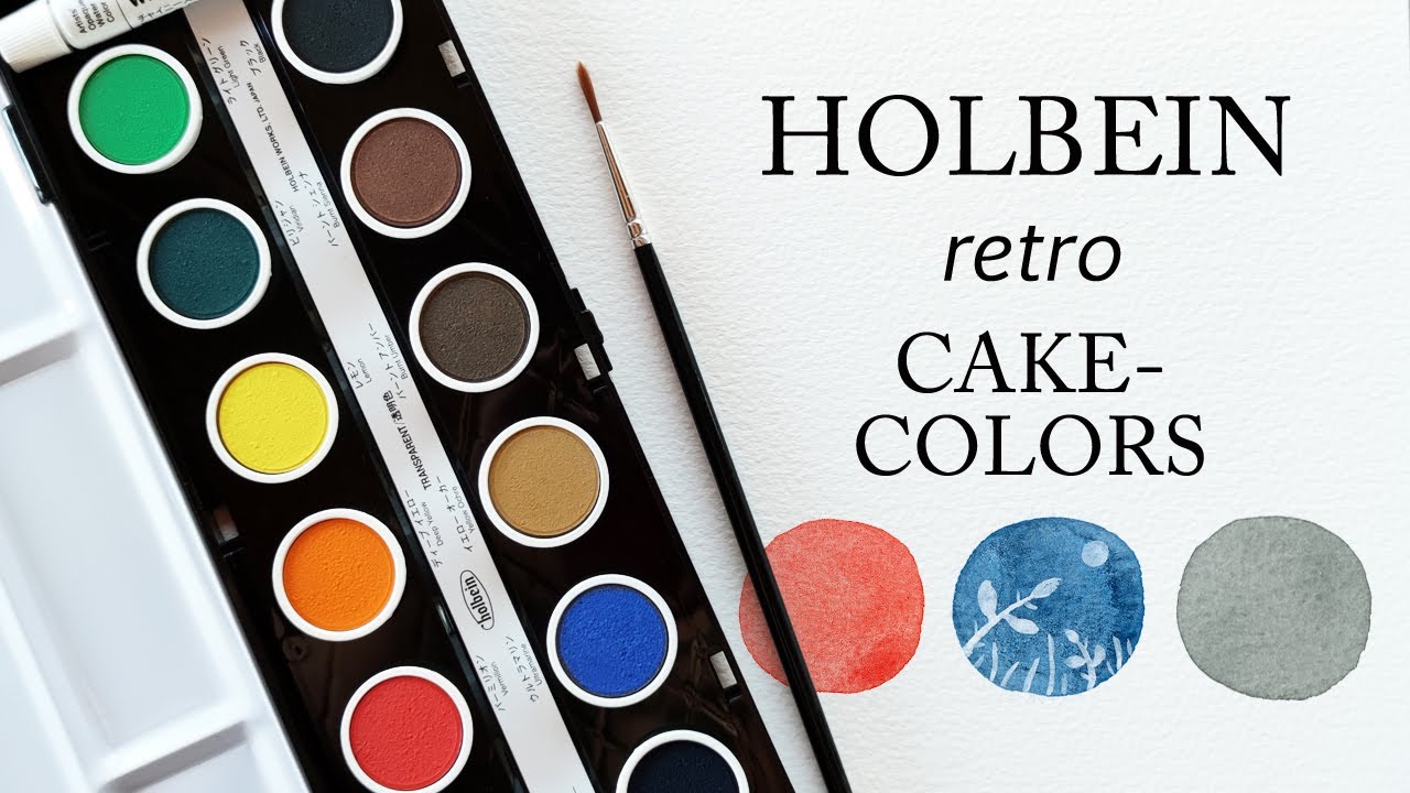 Swatching Holbein's Retro Watercolor Palette! 🎨🌼