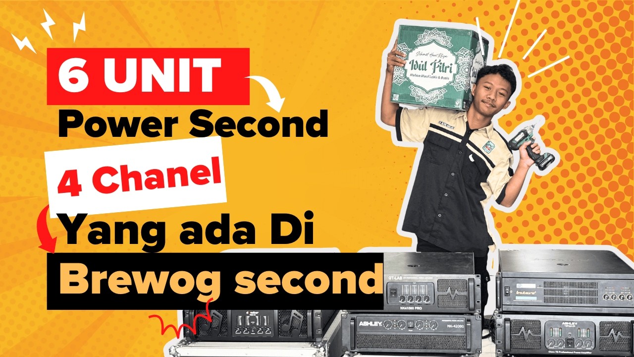 POWER 4 CHANEL SECOND YANG ADA DI BE=REWOG SECOND‼️‼️‼️PENASARAN❓❓❓TONTON SAMPAI HABIS