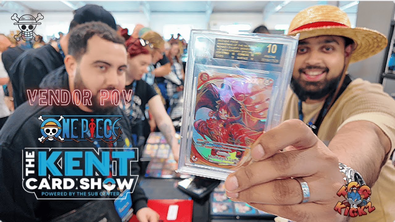 ONE PIECE TCG - BLACK LABEL ODA SIG SOLD?! - KENT CARD SHOW VENDOR POV