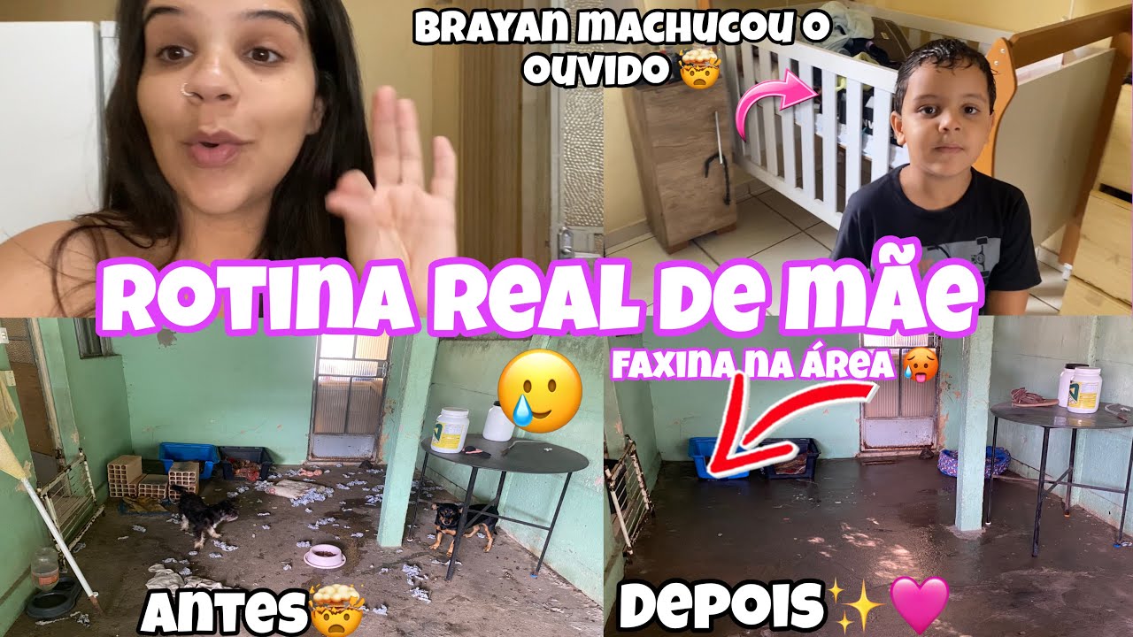 ROTINA REAL DE MÃE 🤯limpeza pesada