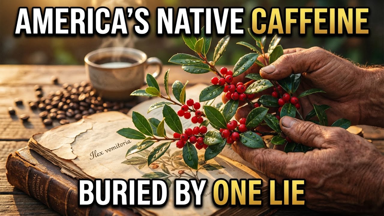 America's Native Caffeine. Buried By One Botanist's Lie. Growing In Your Yard Right Now.