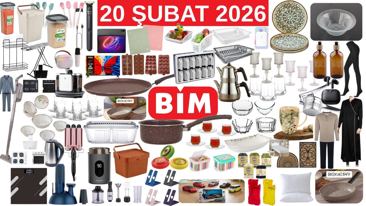 HARİKA MUTFAK EŞYALARI! | BİM 20 ŞUBAT 2026 | BİM AKTÜEL ÜRÜNLERİ | BİM İNDİRİMLERİ