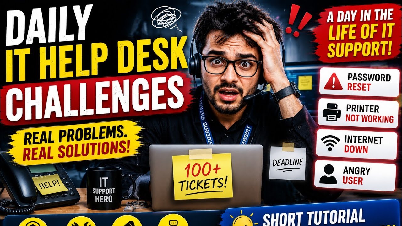 Daily IT Help Desk Challenges 😳 | Real Tech Support Problems