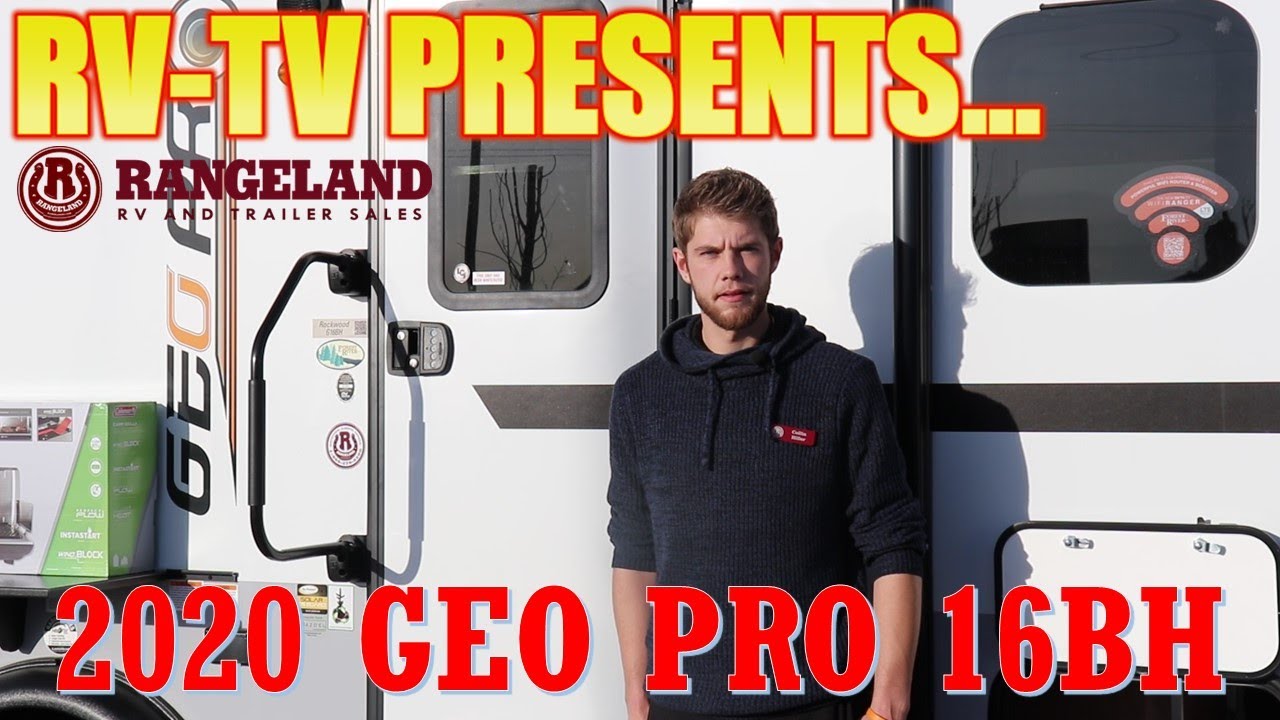 2020 Rockwood Geo Pro 16BH Walk Through Tour With Collin of Rangeland RV.