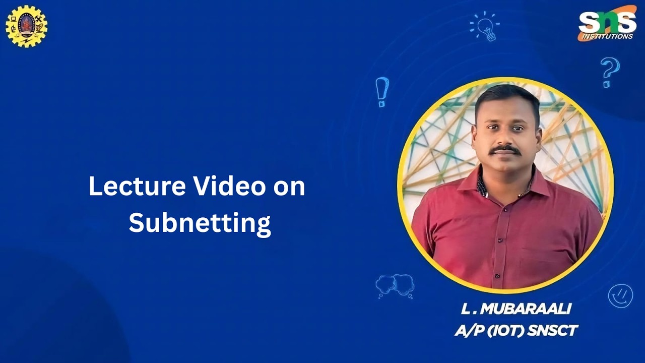 Subnetting | SNS Institutions