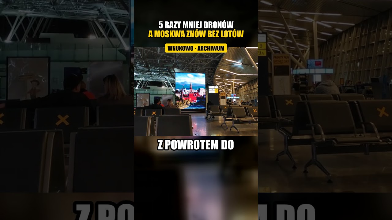 493 drones or 94 &mdash; Moscow's airports are grounded regardless #shorts