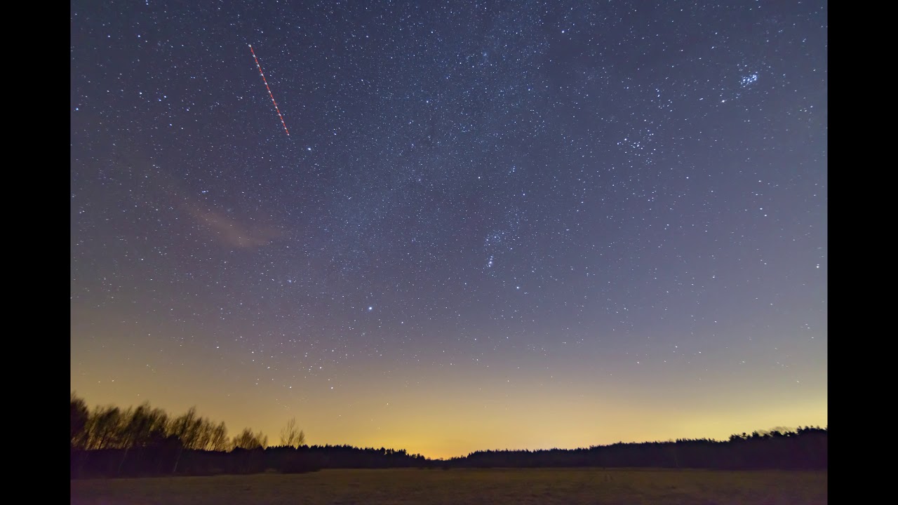 Orion constellation timelapse 4K