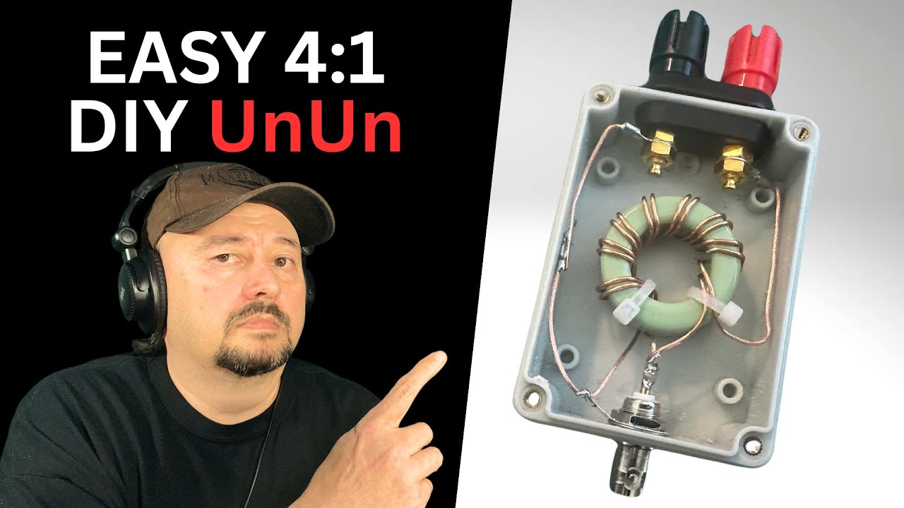 Откройте для себя ПРОСТОЙ UnUn 4:1 для антенн любительского радио!