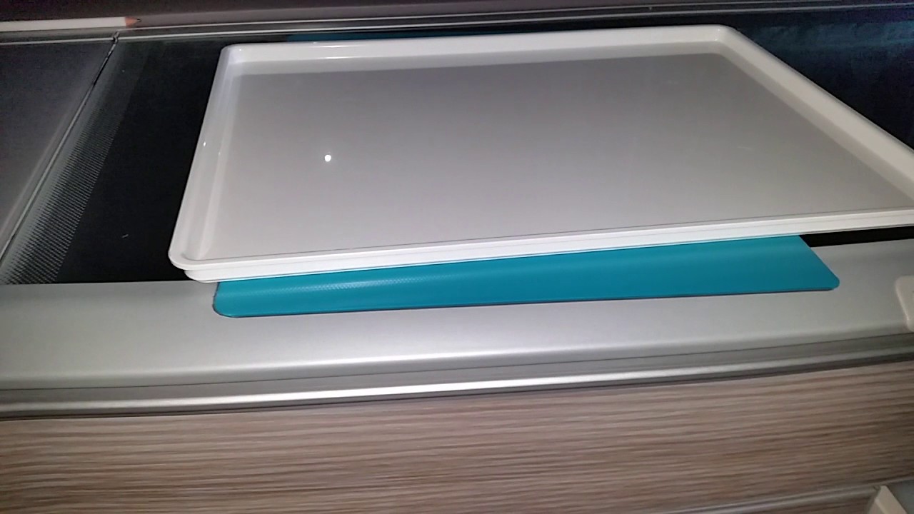 VW California Ikea tray / cutting board hack