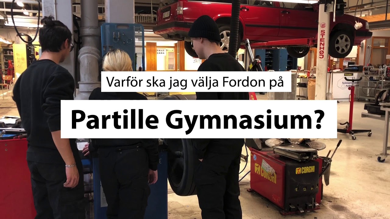 Fordons- och transportprogrammet på Partille Gymnasium