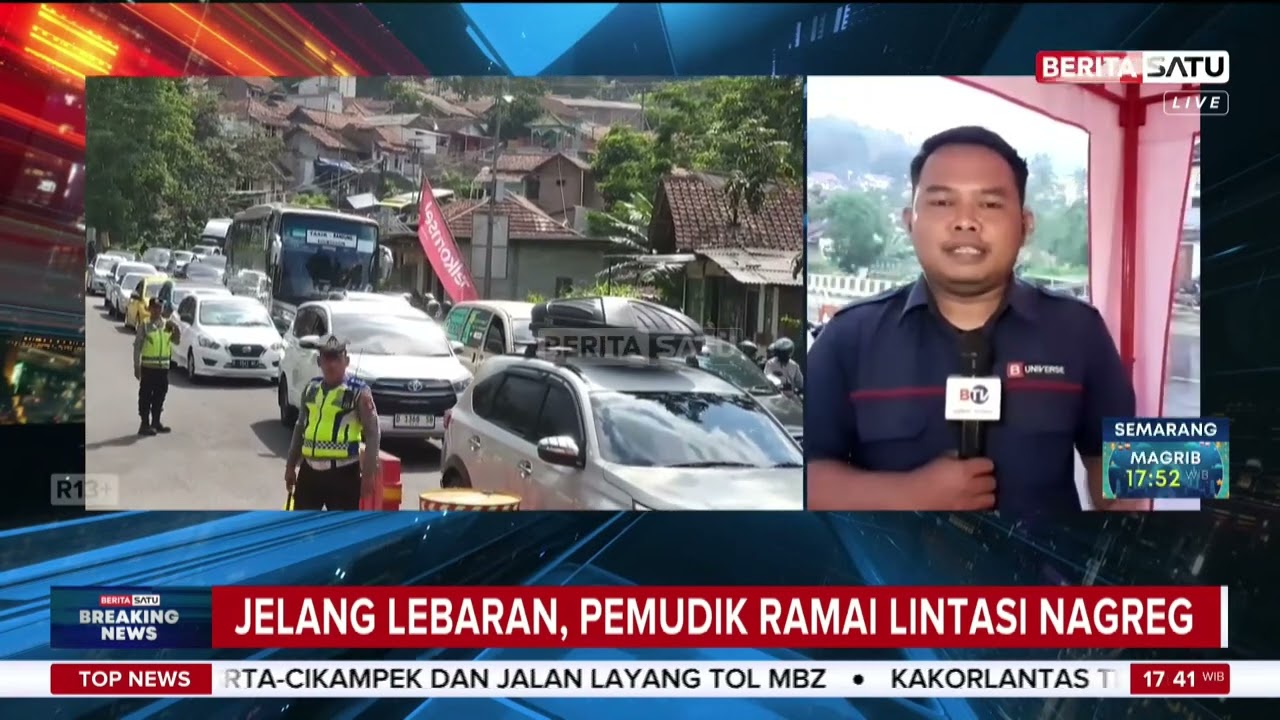 Kendaraan Merayap di Lingkar Nagreg dan Kepadatan Pemudik di GT Kalikangkung #Beritasatu