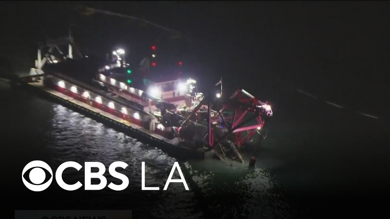 Crews continue to dredge sand from Alamitos Bay to shore up Long Beach